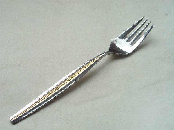 WMF - Capri - Cromargan mit Golddekor - versch. Besteckteile